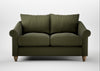 Devon 2 Seater Sofa Smart Cotton Linen Myrtle / Natural