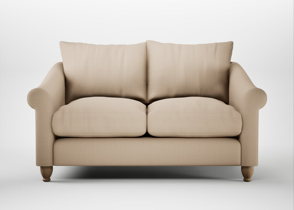 Devon 2 Seater Sofa Smart Cotton Linen Rice / Natural