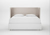 Monroe Headboard Super King - Storage Divan / Capelo Linen-Cotton Sesame