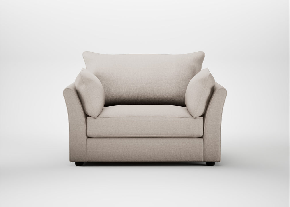 Tailor Loveseat Capelo Linen-Cotton Sesame