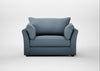 Tailor Loveseat Smart Cotton Linen Celestial