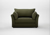 Tailor Loveseat Smart Cotton Linen Myrtle