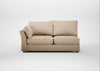 Tailor Large Left Hand Facing Corner Sofa Smart Cotton Linen Rice / Natural