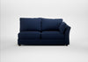 Tailor Large Right Hand Facing Corner Unit Smart Cotton Linen Indigo / Walnut Stained