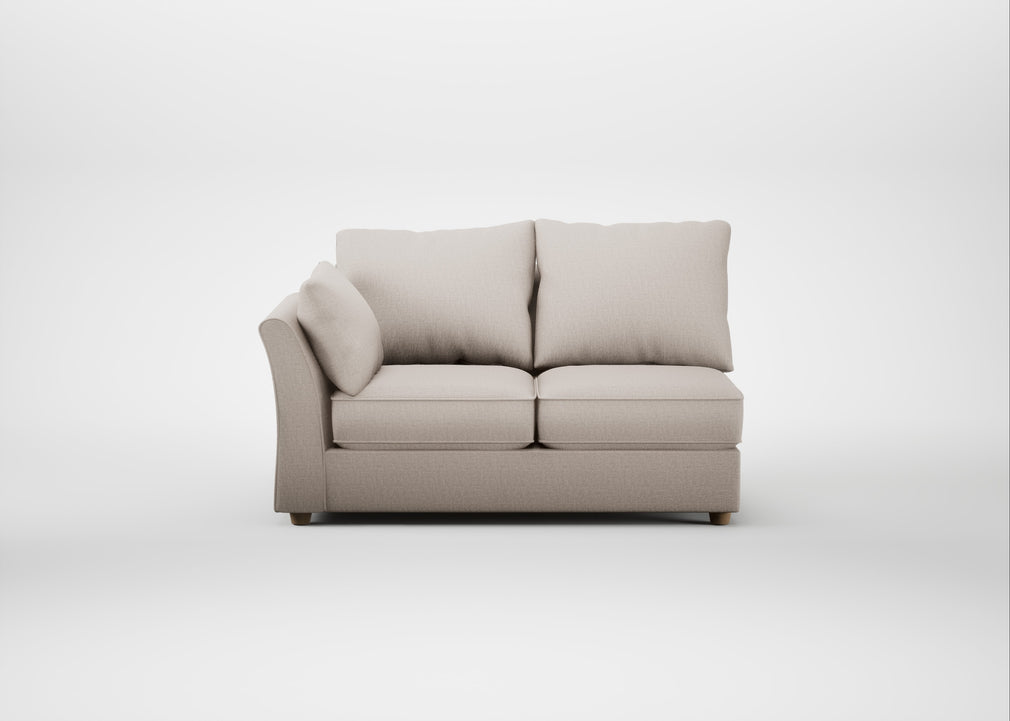 Tailor Medium Left Hand Facing Corner Unit Capelo Linen-Cotton Sesame / Natural