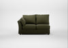 Tailor Medium Left Hand Facing Corner Unit Smart Cotton Linen Myrtle / Walnut Stained