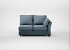 Tailor Medium Right Hand Facing Corner Unit Smart Cotton Linen Celestial / Walnut Stained