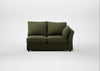 Tailor Medium Right Hand Facing Corner Unit Smart Cotton Linen Myrtle / Black