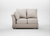 Tailor Double Left Hand Facing Corner Unit Capelo Linen-Cotton Sesame / Black
