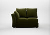 Tailor Left Hand Facing Double Unit Cotton Velvet Evergreen / Black