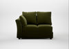 Tailor Left Hand Facing Double Unit Cotton Velvet Evergreen / Walnut Stained