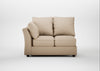 Tailor Double Left Hand Facing Corner Unit Smart Cotton Linen Rice / Walnut Stained