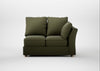 Tailor Double Right Hand Facing Corner Unit Smart Cotton Linen Myrtle / Natural