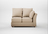 Tailor Double Right Hand Facing Corner Unit Smart Cotton Linen Rice / Natural