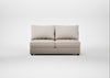 Tailor Large Armless Unit Capelo Linen-Cotton Sesame / Black