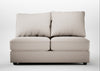 Tailor Medium Armless Unit Capelo Linen-Cotton Sesame / Black