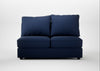 Tailor Medium Armless Unit Smart Cotton Linen Indigo / Black