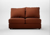 Tailor Medium Armless Unit Smart Cotton Linen Rust / Black