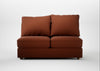 Tailor Medium Armless Unit Smart Cotton Linen Rust / Natural
