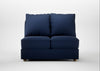 Tailor Double Armless Unit Smart Cotton Linen Indigo / Natural