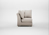 Tailor Curved Right Hand Facing Corner Unit Capelo Linen-Cotton Sesame / Natural