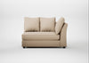 Tailor Large Curved Right Hand Facing Corner Unit Smart Cotton Linen Rice / Black