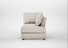 Tailor Right Hand Facing Chaise Unit Capelo Linen-Cotton Sesame / Natural