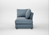 Tailor Right Hand Facing Chaise Unit Smart Cotton Linen Celestial / Natural