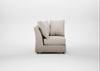 Tailor Curved Left Hand Facing Corner Unit Capelo Linen-Cotton Sesame / Natural