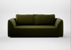 Morven 3 Seater Sofa Cotton Velvet Evergreen