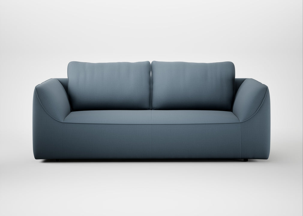 Morven 3 Seater Sofa Smart Cotton Linen Celestial
