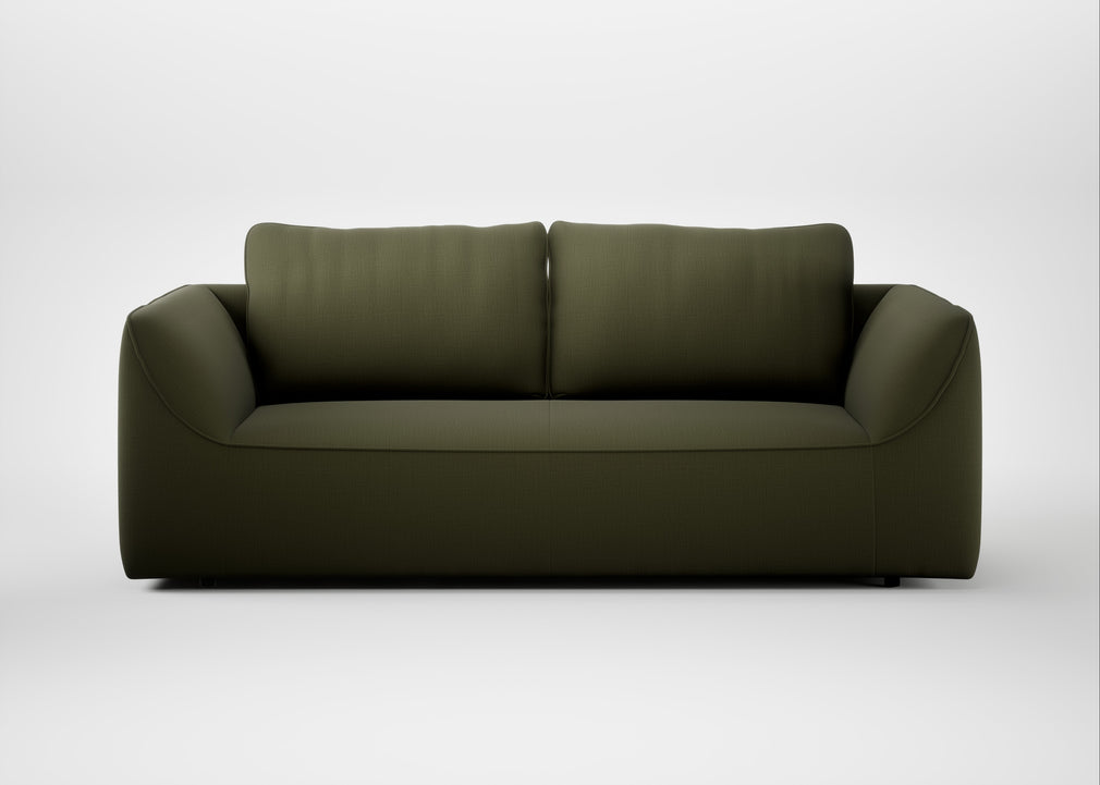 Morven 3 Seater Sofa Smart Cotton Linen Myrtle