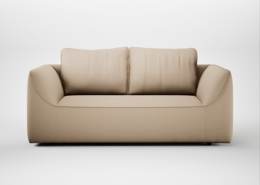 Morven 2 Seater Sofa Smart Cotton Linen Rice