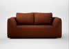 Morven 2 Seater Sofa Smart Cotton Linen Rust