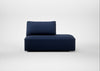 Morven Right Hand Facing Open End Unit Smart Cotton Linen Indigo