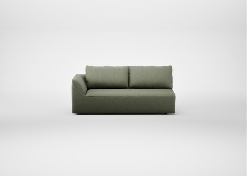 Morven Left Hand Facing 3 Seater Capelo Linen-Cotton Sage