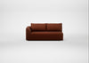 Morven Left Hand Facing 3 Seater Unit Smart Cotton Linen Rust