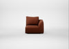 Morven Right Hand Facing Single Unit Smart Cotton Linen Rust