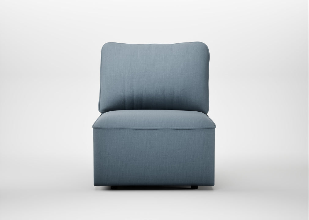 Morven Left Hand Facing Single Unit Smart Cotton Linen Celestial