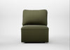 Morven Left Hand Facing Single Unit Smart Cotton Linen Myrtle