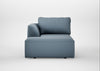 Morven Left Hand Facing Chaise Unit Smart Cotton Linen Celestial