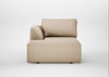 Morven Left Hand Facing Chaise Unit Smart Cotton Linen Rice