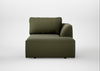 Morven Right Hand Facing Chaise Unit Smart Cotton Linen Myrtle