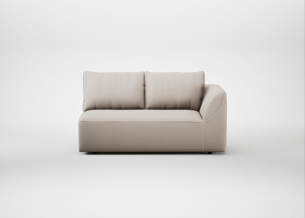 Morven Right Hand Facing 2 Seater Unit Capelo Linen-Cotton Sesame