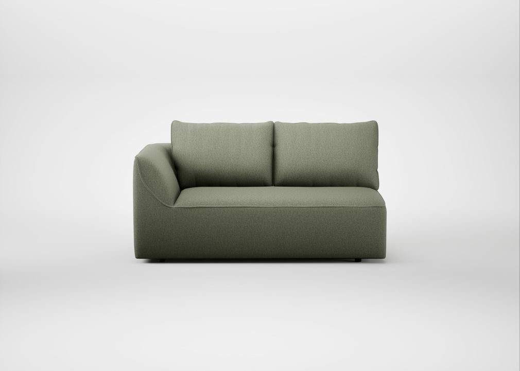 Morven Left Hand Facing 2 Seater Unit Capelo Linen-Cotton Sage
