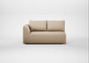 Morven Left Hand Facing 2 Seater Unit Smart Cotton Linen Rice