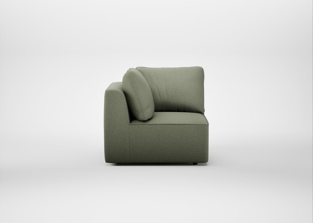 Morven Corner Unit Capelo Linen-Cotton Sage