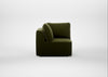 Morven Corner Unit Cotton Velvet Evergreen