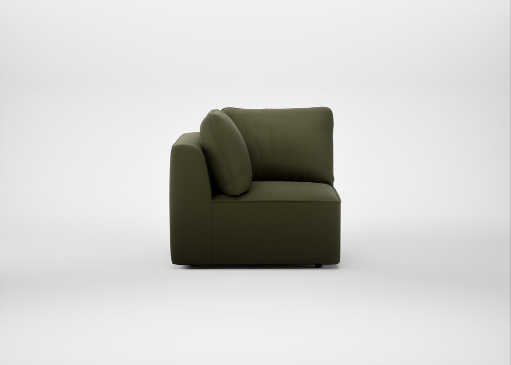 Morven Corner Unit Smart Cotton Linen Myrtle