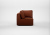 Morven Corner Unit Smart Cotton Linen Rust